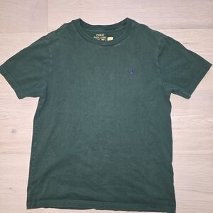 Polo by Ralph Lauren Cotton Jersey Crewneck Dark Green T-shirt M 10 - 12